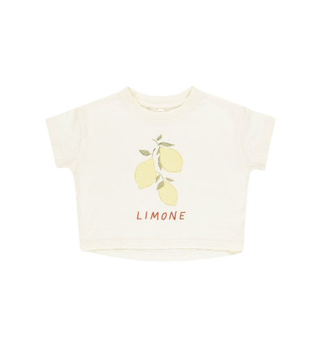 Rylee + Cru Boxy Tee - Limone