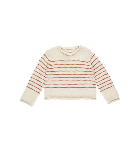 Rylee + Cru Jacques Sweater - Poppy Stripe