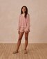 Rylee + Cru Oversized Crew + Short Set - Poppy Stripe