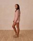 Rylee + Cru Oversized Crew + Short Set - Poppy Stripe