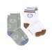 Pretty Brave Smiley Socks 2pk - Sage/White