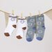 Pretty Brave Smiley Socks 2pk - Sage/White
