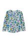 Milky Spring Bouquet Henley - Off White