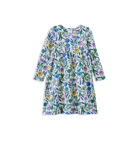 Milky Spring Bouquet Dress - Off White
