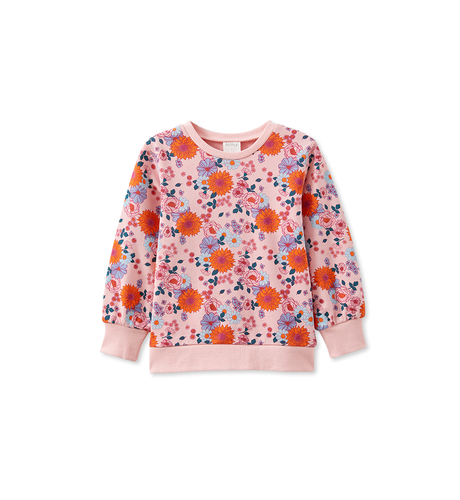 Milky Sunflower Fleece Sweat - Pink