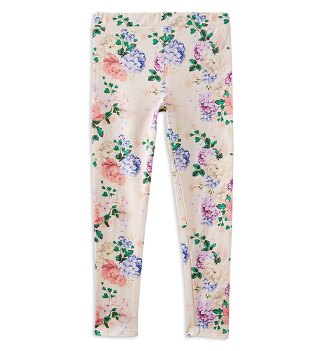 Milky Hydrangea Legging - Pale Pink