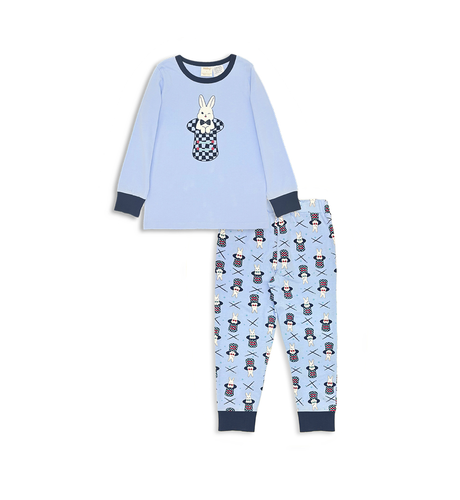 Milky Magic Bunny PJs - Ice Blue