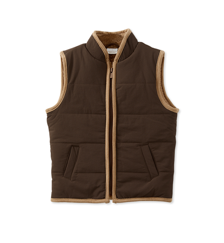 Milky Chocolate Sherpa Vest