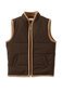 Milky Chocolate Sherpa Vest
