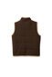 Milky Chocolate Sherpa Vest