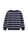 Milky Stripe Knit Jumper - Navy