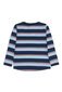 Milky Midnight Stripe Pocket Tee - Midnight / Ice Blue