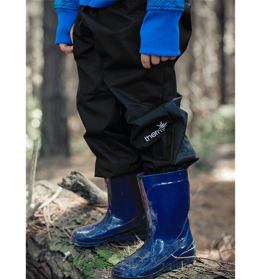 Therm Waterproof Splash Pants Black CLOTHINGRAINWEAR Kids Clothing