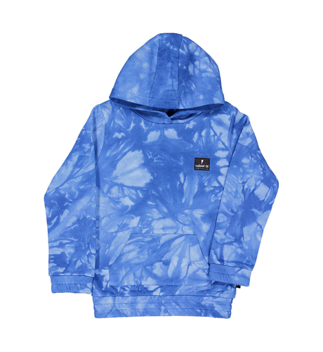 Radicool Dude Blue Tie Dye Pocket Hood