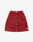 The Girl Club Rhubarb Corduroy Skirt