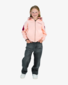The Girl Club Pink Heart Zip Hood