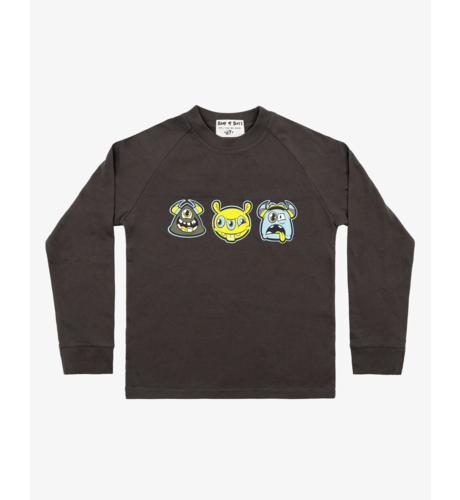 Band Of Boys Charcoal Monster L/S Tee