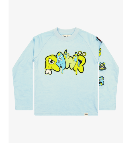 Band Of Boys Light Blue Rawr L/S Tee