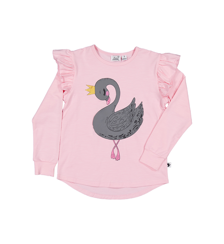 Kissed By Radicool Swan L/S Tee