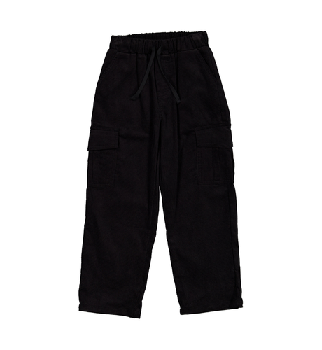 Radicool Dude Skater Cargo Cord Pant In Black