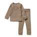 Wilson & Frenchy Walnut Organic Rib L/S Pyjamas