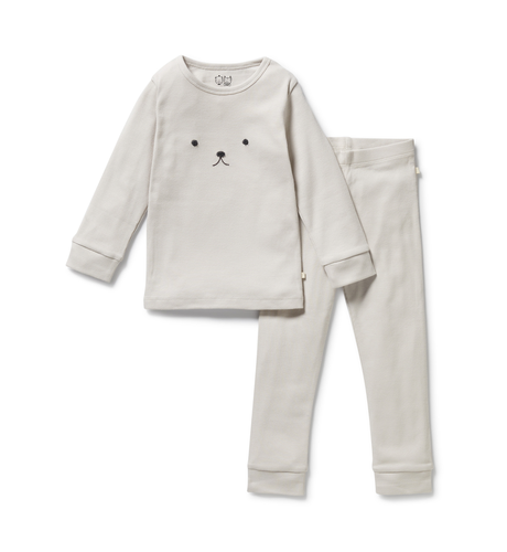 Wilson & Frenchy Cloud Organic Rib L/S Pyjamas