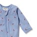 Wilson & Frenchy Hey Moon Organic Waffle Zipsuit