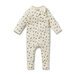 Wilson & Frenchy Twilight Leaf Organic Zipsuit with Feet