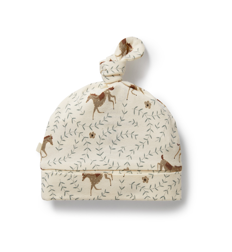 Wilson & Frenchy Trixie Horse Organic Knot Hat