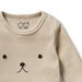 Wilson & Frenchy Biscuit Organic Rib L/S Bodysuit