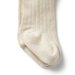 Wilson & Frenchy Buttermilk Organic Ribbed Tights