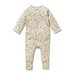 Wilson & Frenchy Bella Floral Organic Zipsuit with Feet