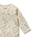 Wilson & Frenchy Bella Floral Organic Zipsuit with Feet