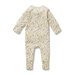 Wilson & Frenchy Bella Floral Organic Zipsuit with Feet