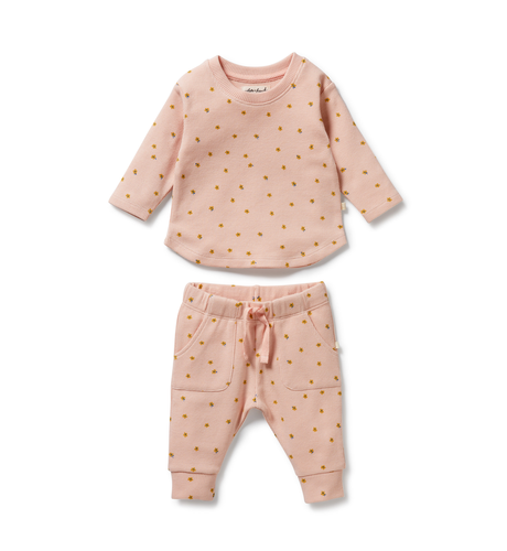 Wilson & Frenchy Little Fleur Organic Waffle Set