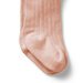 Wilson & Frenchy Pink Organic Ribbed Tights