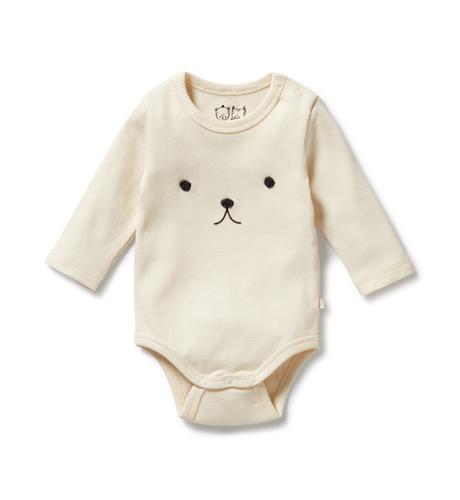 Wilson & Frenchy Buttermilk Organic Rib L/S Bodysuit