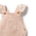 Wilson & Frenchy Fairy Floss Organic Knitted Ruffle Overall