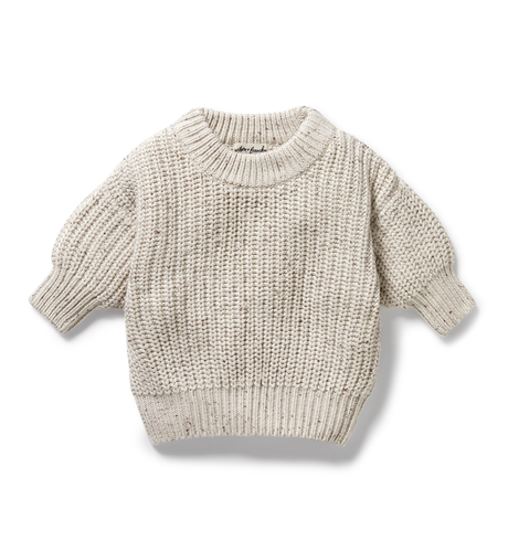 Wilson & Frenchy Cookie and Cream Organic Knitted Jumper