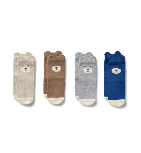 Wilson & Frenchy Boys Organic 4 Pack Baby Socks