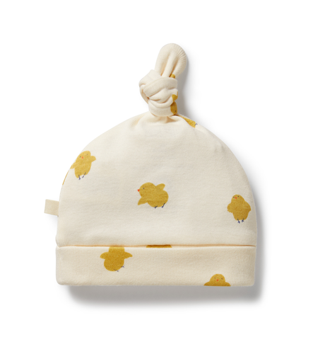 Wilson & Frenchy Little Chick Organic Knot Hat