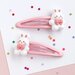 Mon Coco Bunny Bow Hair Clips