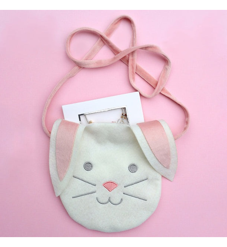 Lauren Hinkley Velvet Easter Bunny Bag