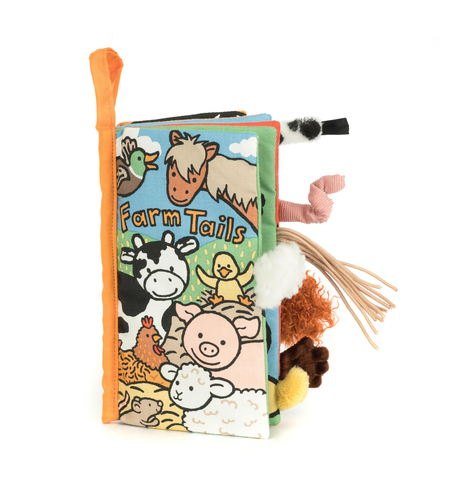 Jellycat Farm Tails Soft Book