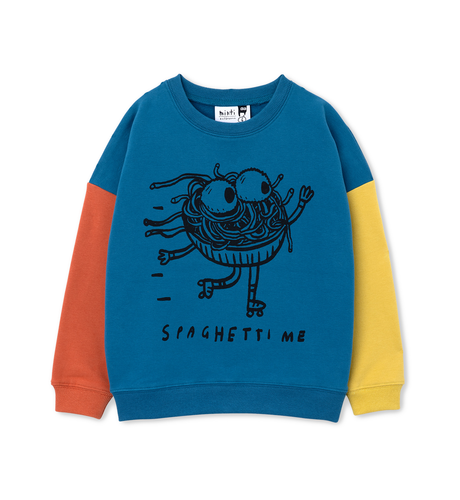 Minti Spaghetti Me Furry Crew - Teal/Orange/Zest