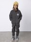 Minti Happy Teddy Zip Up - Dark Grey
