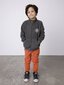 Minti Happy Teddy Zip Up - Dark Grey