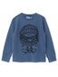 Minti Burger Skater L/S Tee - Blue Wash