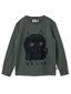 Minti Hello Goodbye Monster L/S Tee - Olive Wash