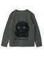 Minti Hello Goodbye Monster L/S Tee - Olive Wash